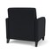 Lesro Siena Lounge Reception Wide Guest Chair, Black, MD Black Upholstery SN1201 - alternate 2